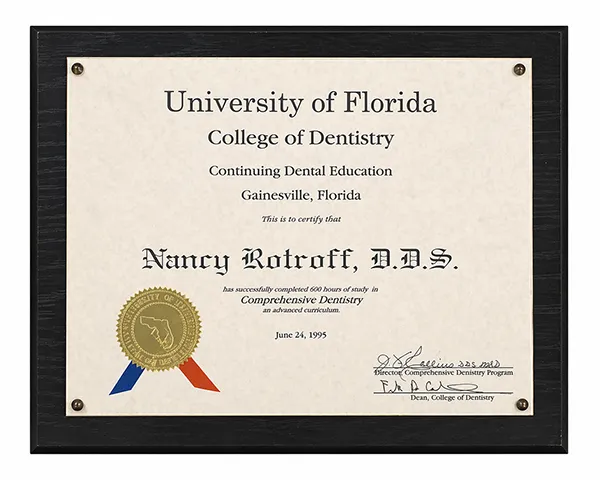University of Florida College of Dentistry — Dr. Nancy Rotroff, America's Bright Smiles